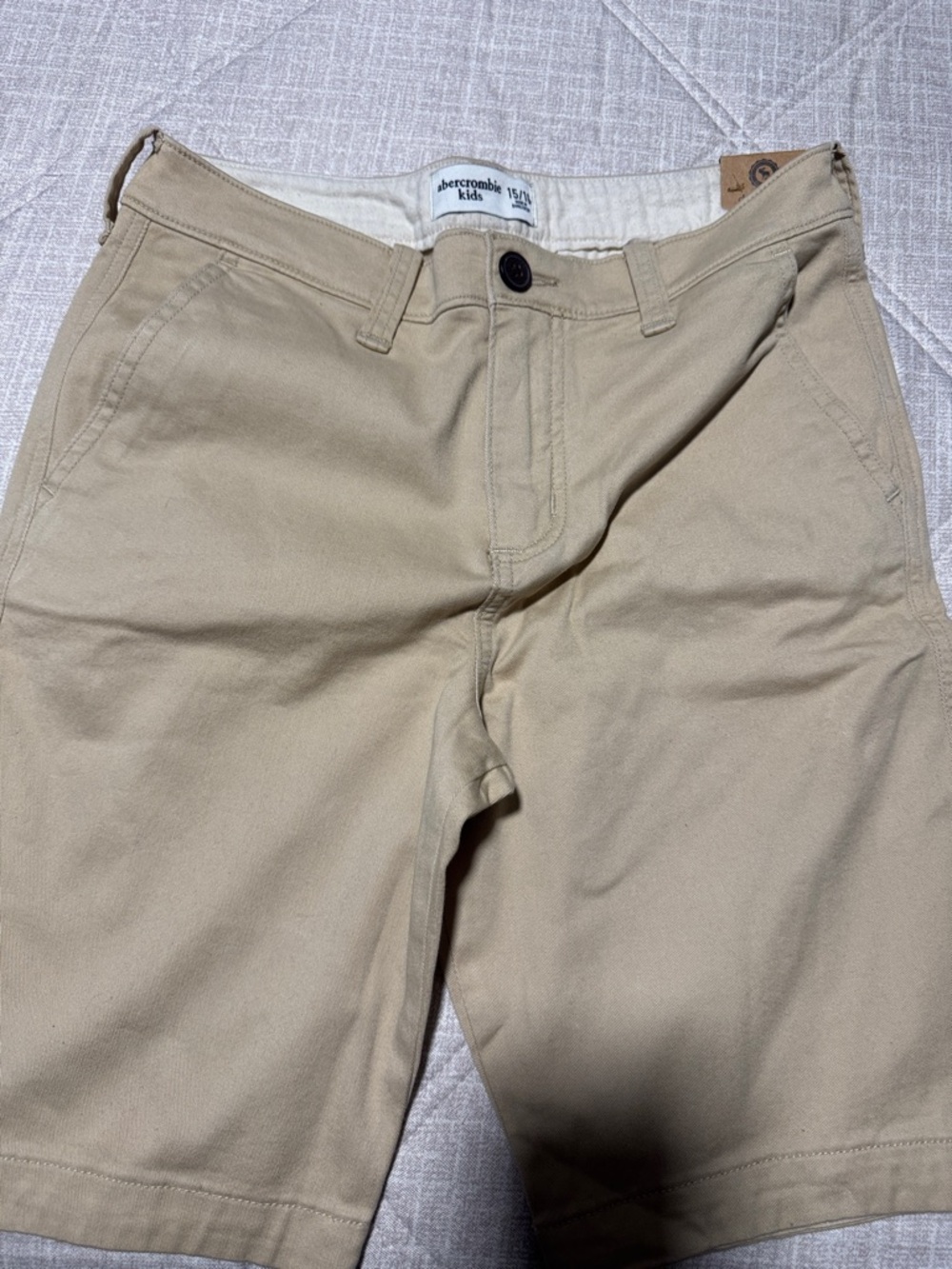 abercrombie kids Khaki Chino Shorts - Light Tan